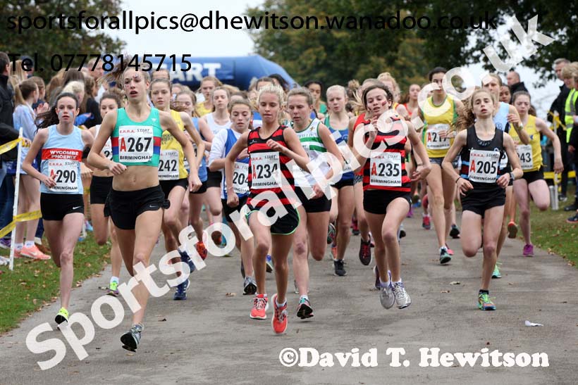 Girls under-15s ERRA Road Relays, Sutton Coldifield, Birmingham. Photo: David T. Hewitson/Sports for All Pics